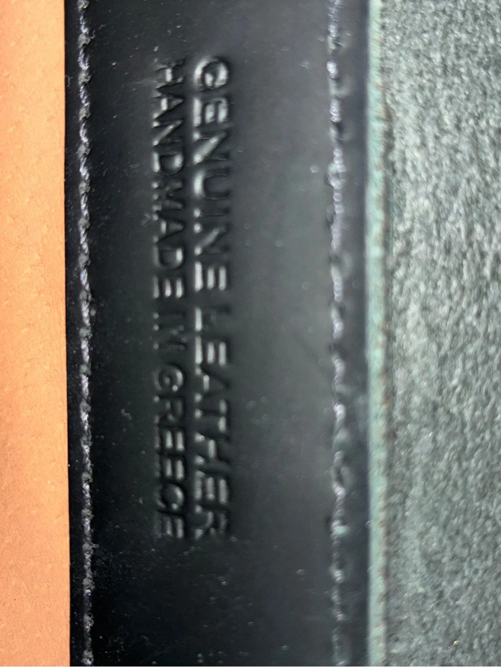 Black Leather Envelope Crossbody Bag - Picture 10 of 11